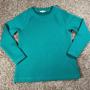 Talbots Vibrant Teal Crew Neck Sweater